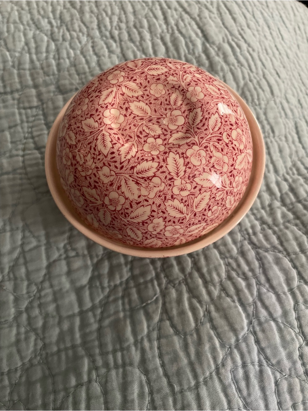 Vintage Mason’s Wedgwood Crabtree & Evelyn Floral Covered Soap Dish